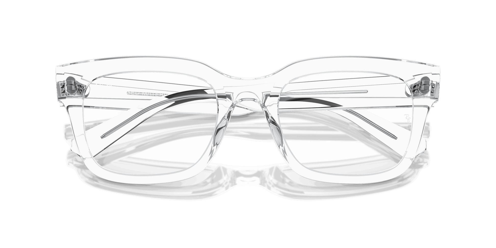 [Clear Lenses, Polished Transparent Frame]