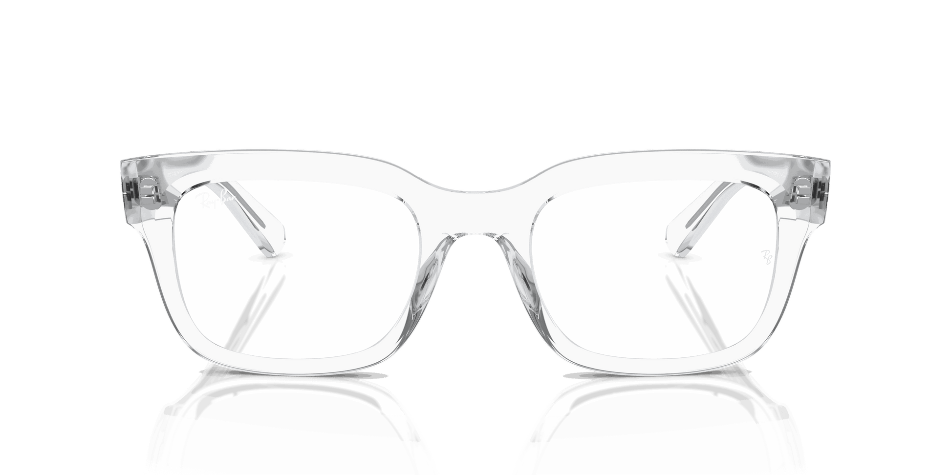 [Clear Lenses, Polished Transparent Frame]