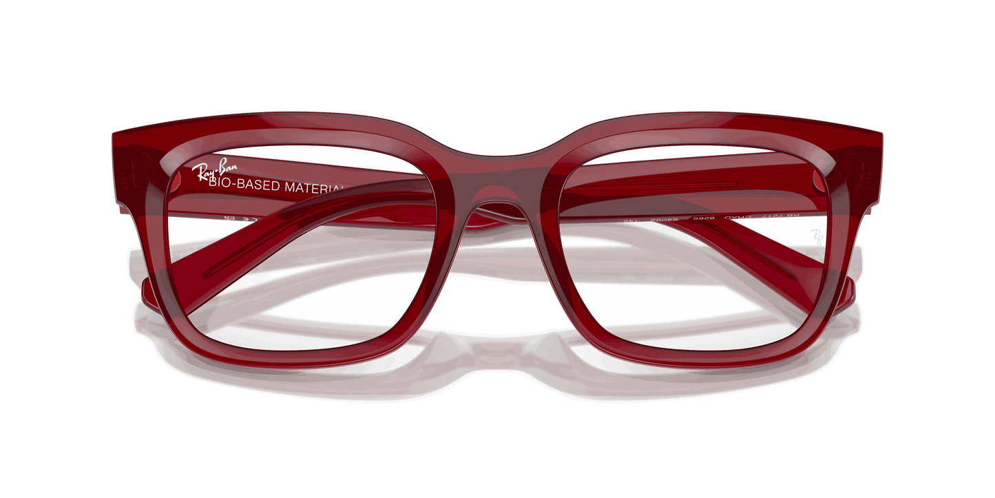 [Clear Lenses, Polished Transparent Red Frame]