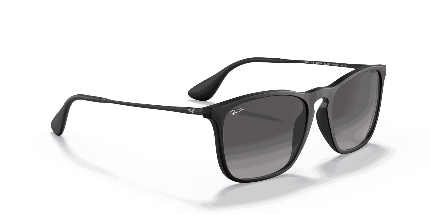 [Grey Gradient Lenses, Matte Rubber Black Frame]
