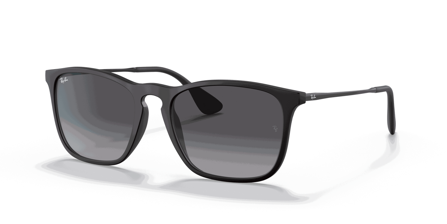 [Grey Gradient Lenses, Matte Rubber Black Frame]