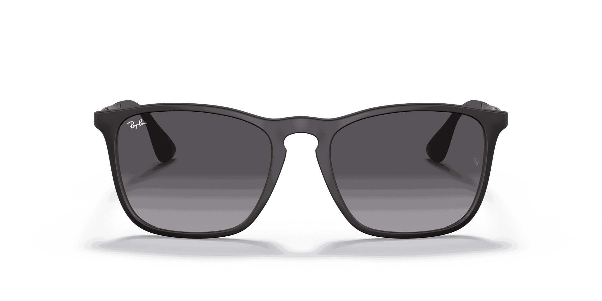 [Light Grey Gradient Dark Grey Lenses, Matte Rubber Black Frame]