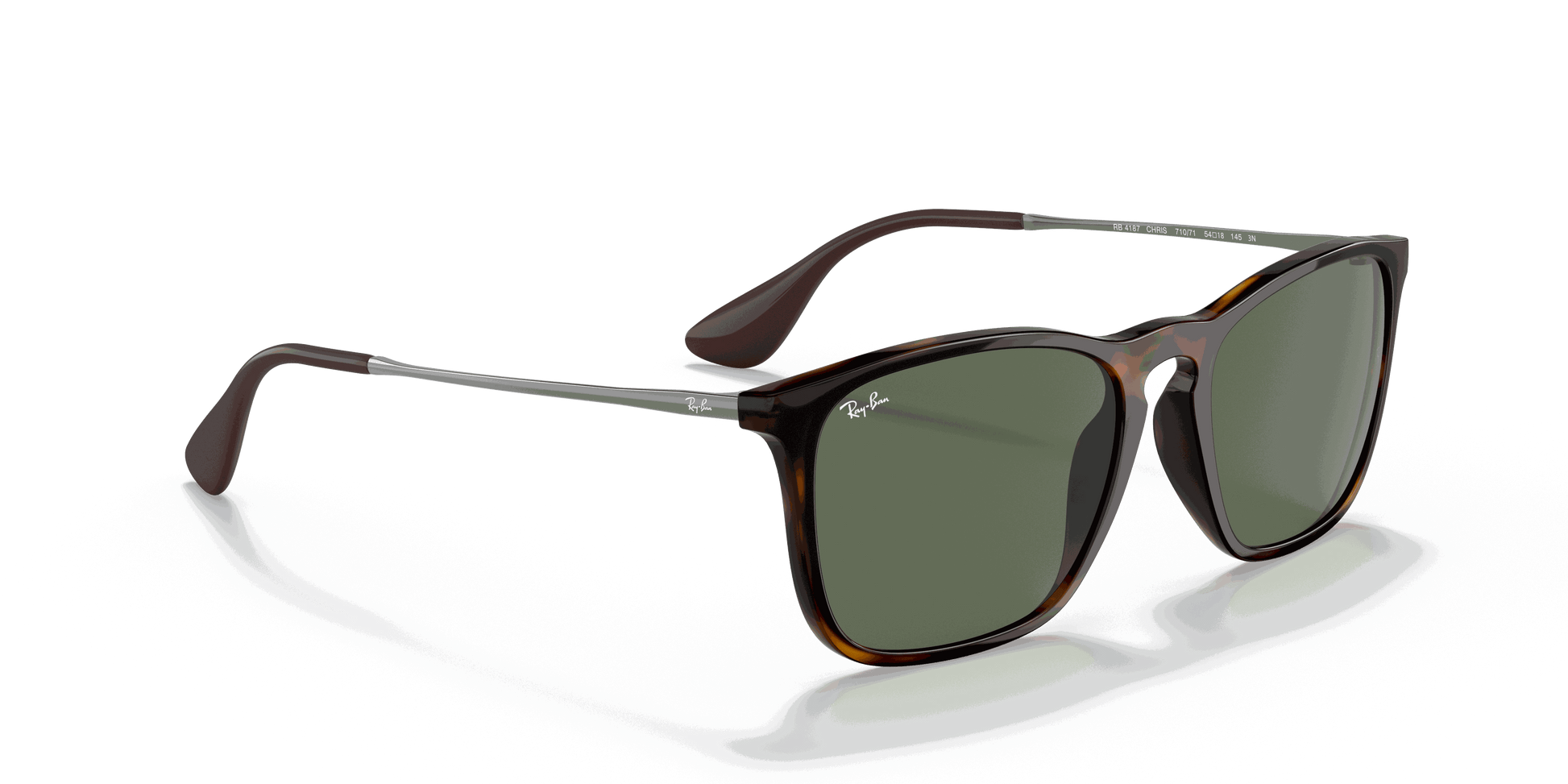 [Dark Green Lenses, Polished Light Havana Frame]