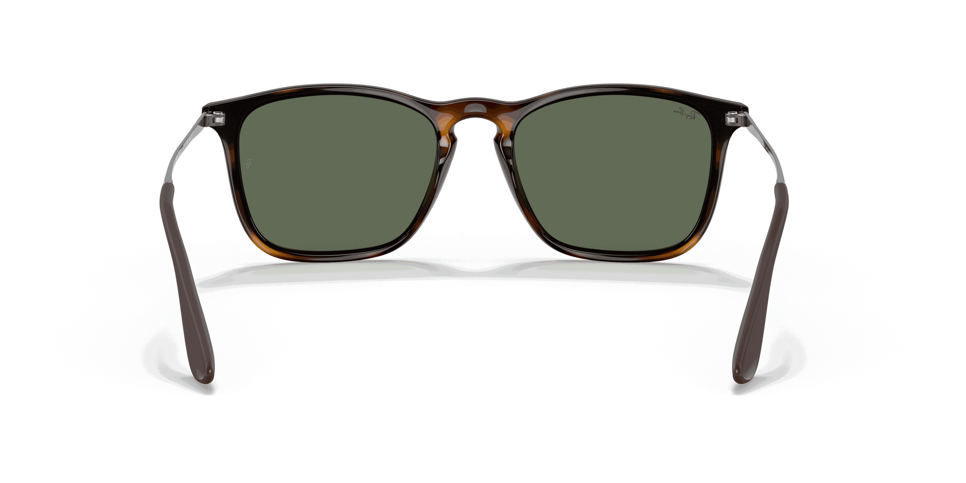 [Dark Green Lenses, Polished Light Havana Frame]