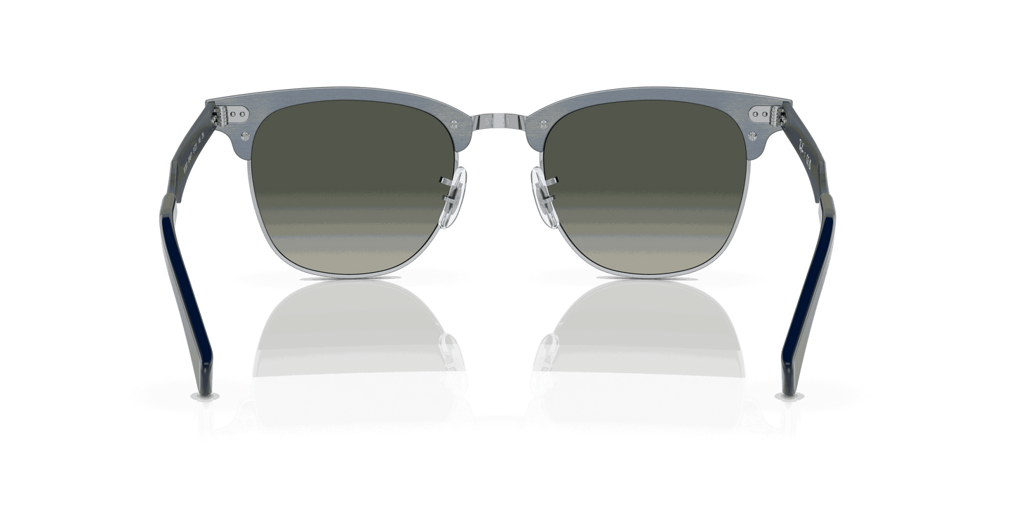 [Grey Lenses, Matte Blue On Silver Frame]