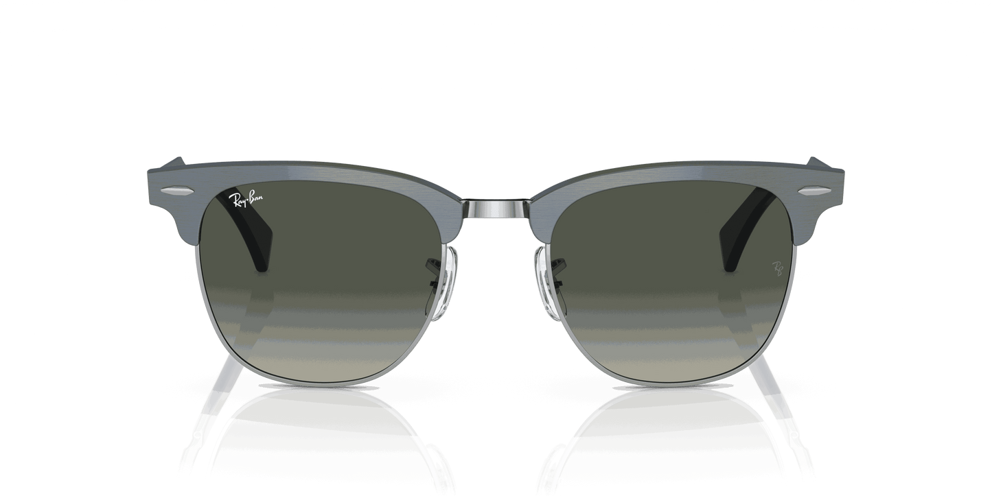 [Grey Lenses, Matte Blue On Silver Frame]