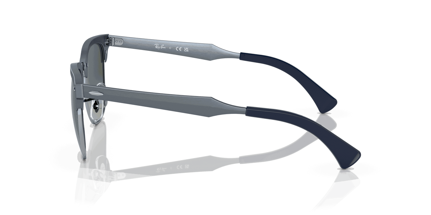 [Grey Lenses, Matte Blue On Silver Frame]