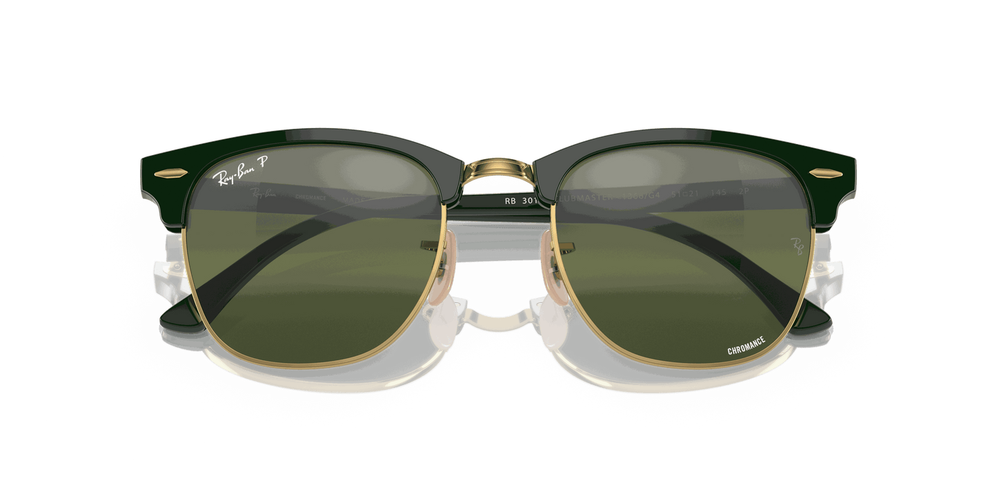 [Silver/Green Lenses, Polished Green On Gold Frame]