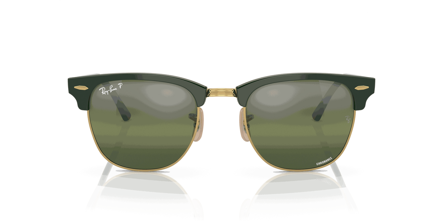 [Silver/Green Lenses, Polished Green On Gold Frame]