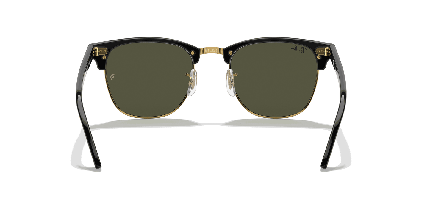 [G-15 Green Lenses, Polished Black On Gold Frame]
