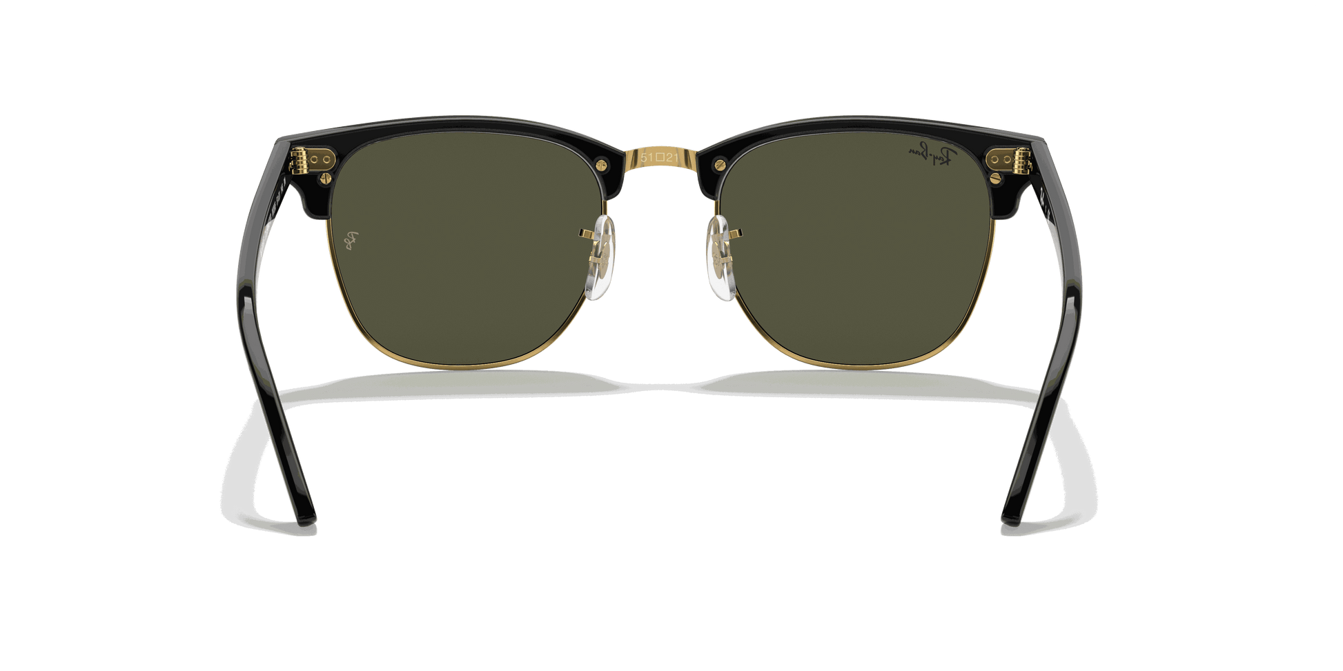 [G-15 Green Lenses, Polished Black On Gold Frame]
