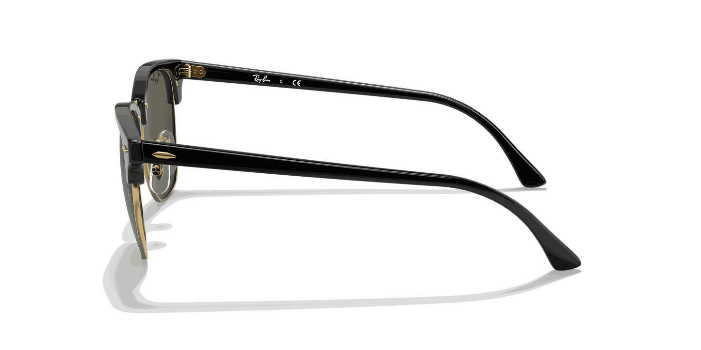 [G-15 Green Lenses, Polished Black On Gold Frame]
