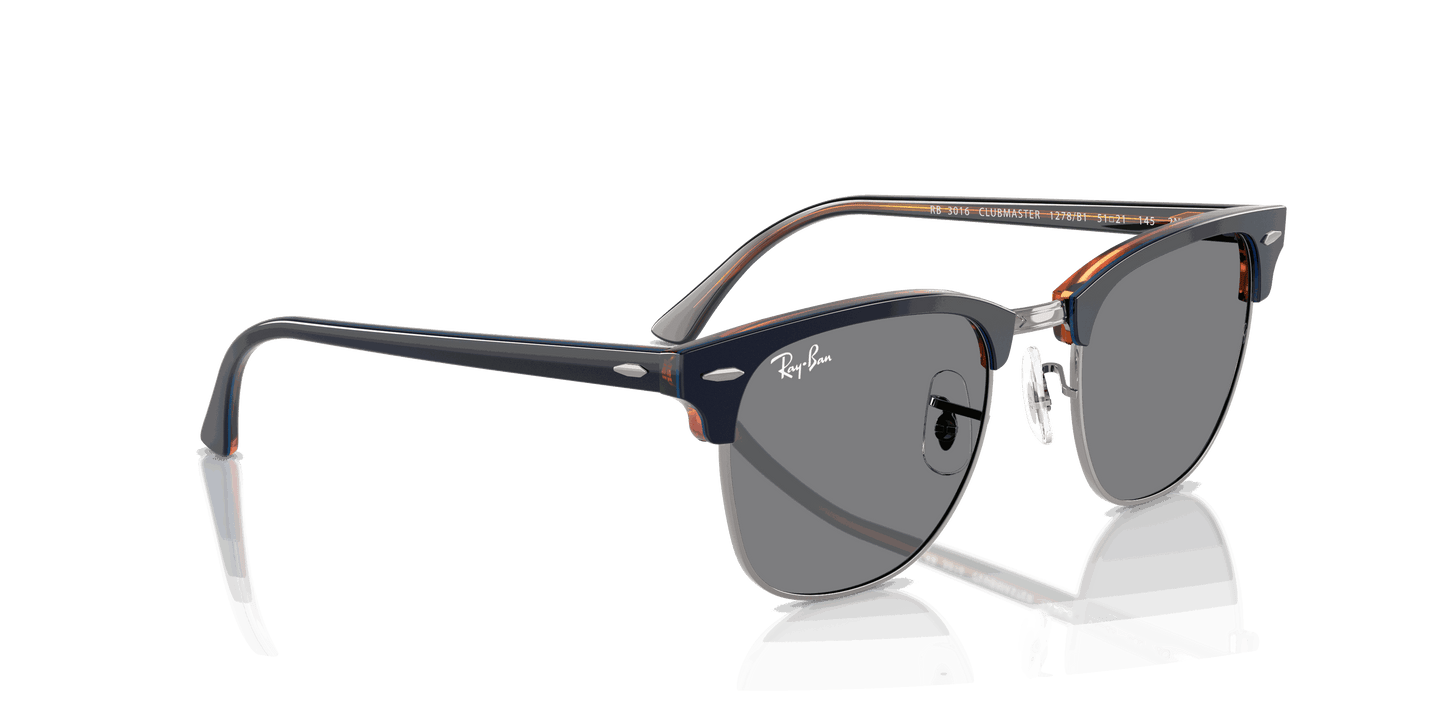 [Dark Grey Lenses, Polished Gunmetal Blue Frame]