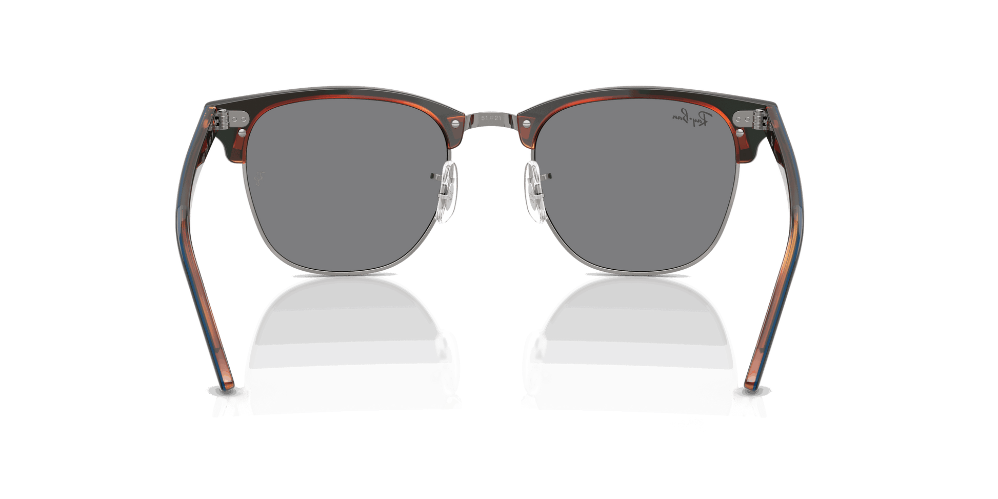 [Dark Grey Lenses, Polished Gunmetal Blue Frame]