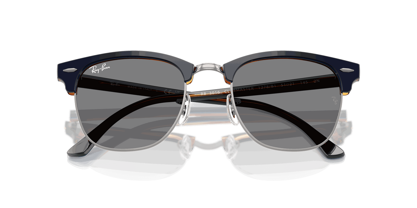 [Dark Grey Lenses, Polished Gunmetal Blue Frame]