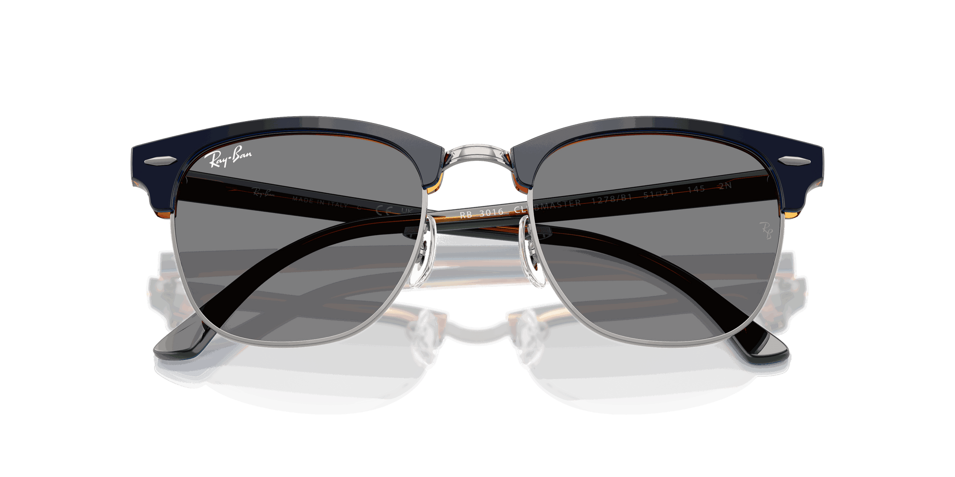 [Dark Grey Lenses, Polished Gunmetal Blue Frame]