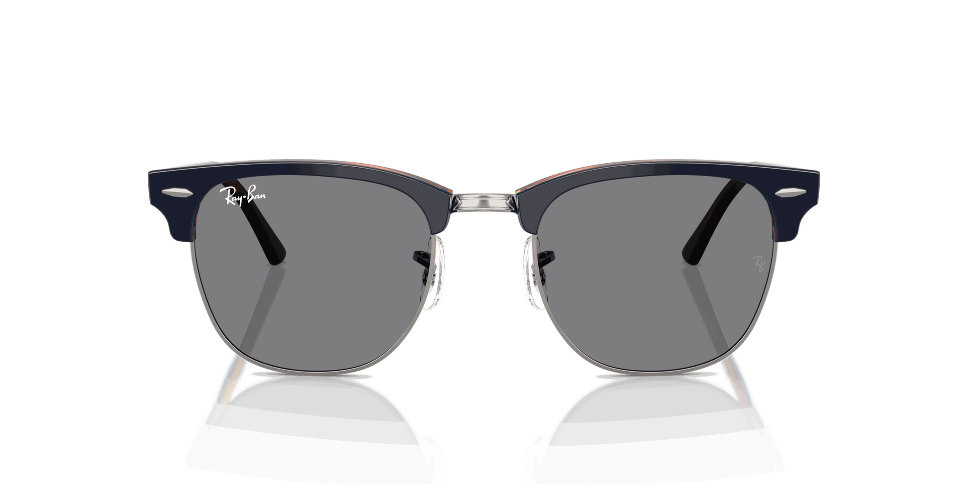 [Dark Grey Lenses, Polished Gunmetal Blue Frame]