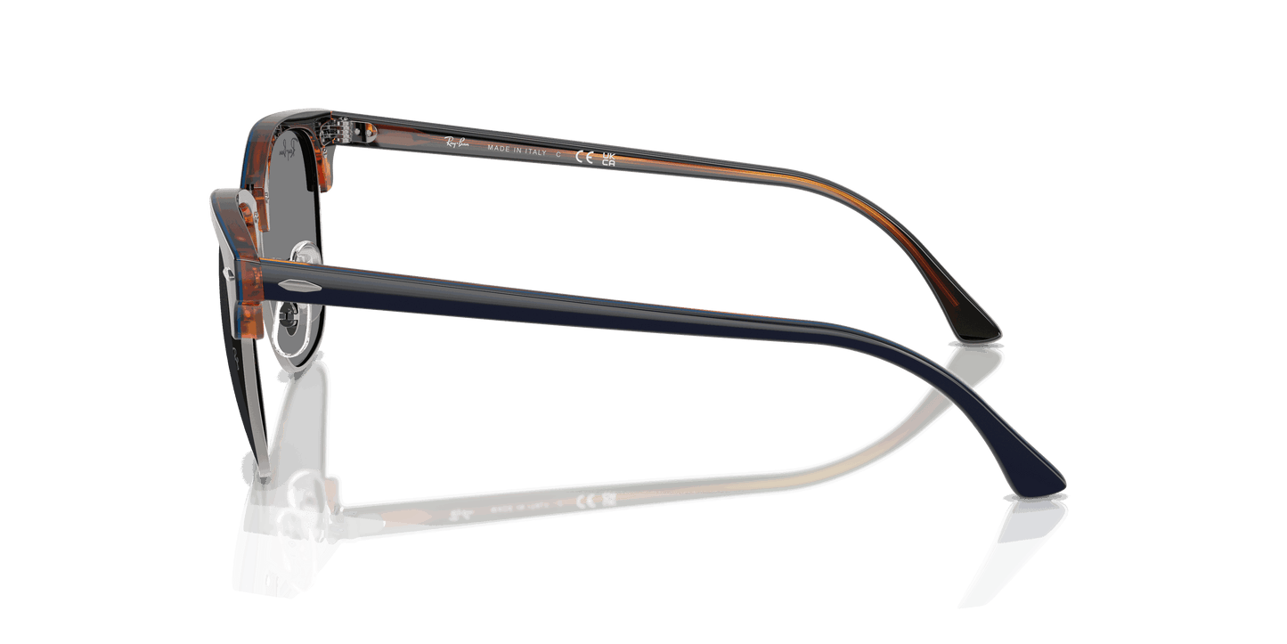 [Dark Grey Lenses, Polished Gunmetal Blue Frame]