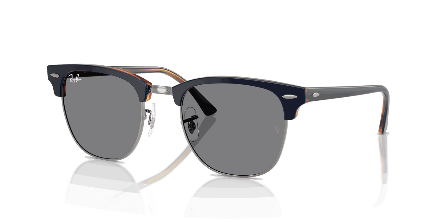 [Dark Grey Lenses, Polished Gunmetal Blue Frame]
