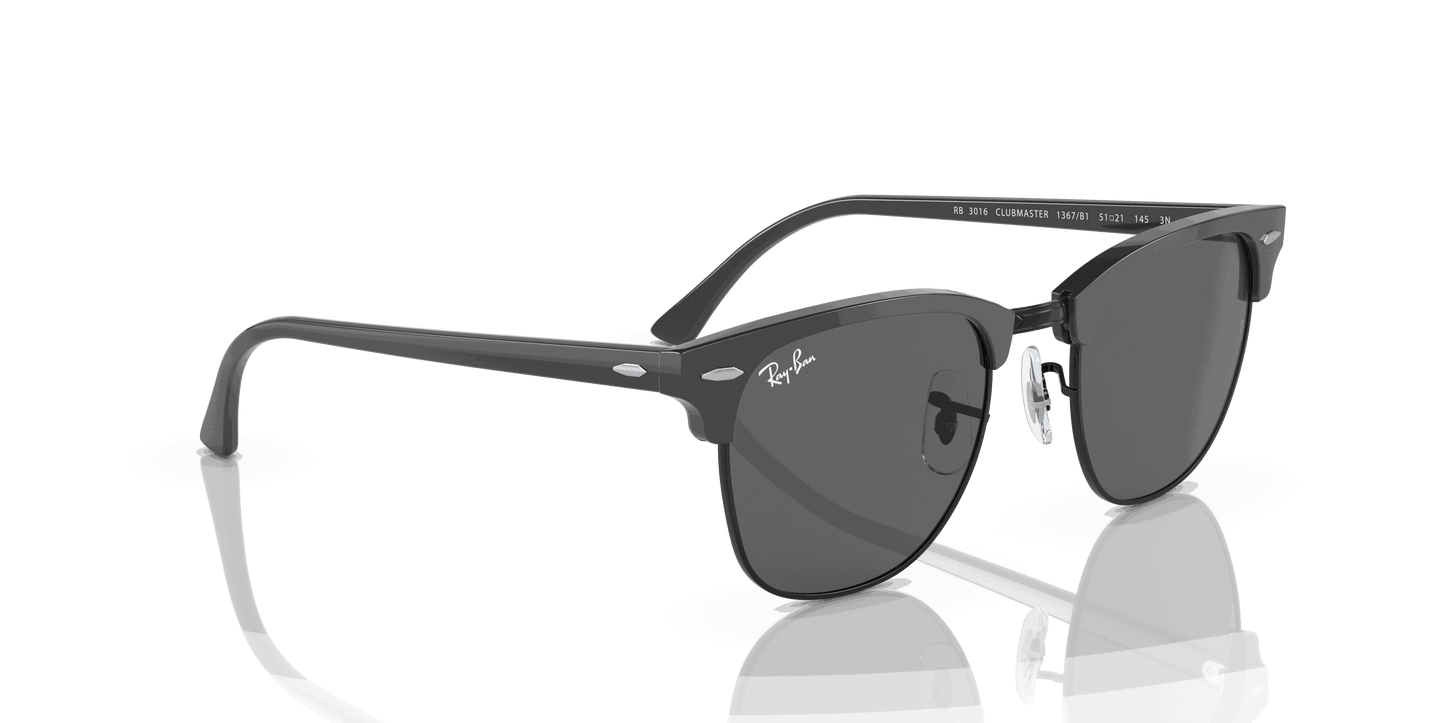 [Dark Grey Lenses, Polished Grey On Black Frame]