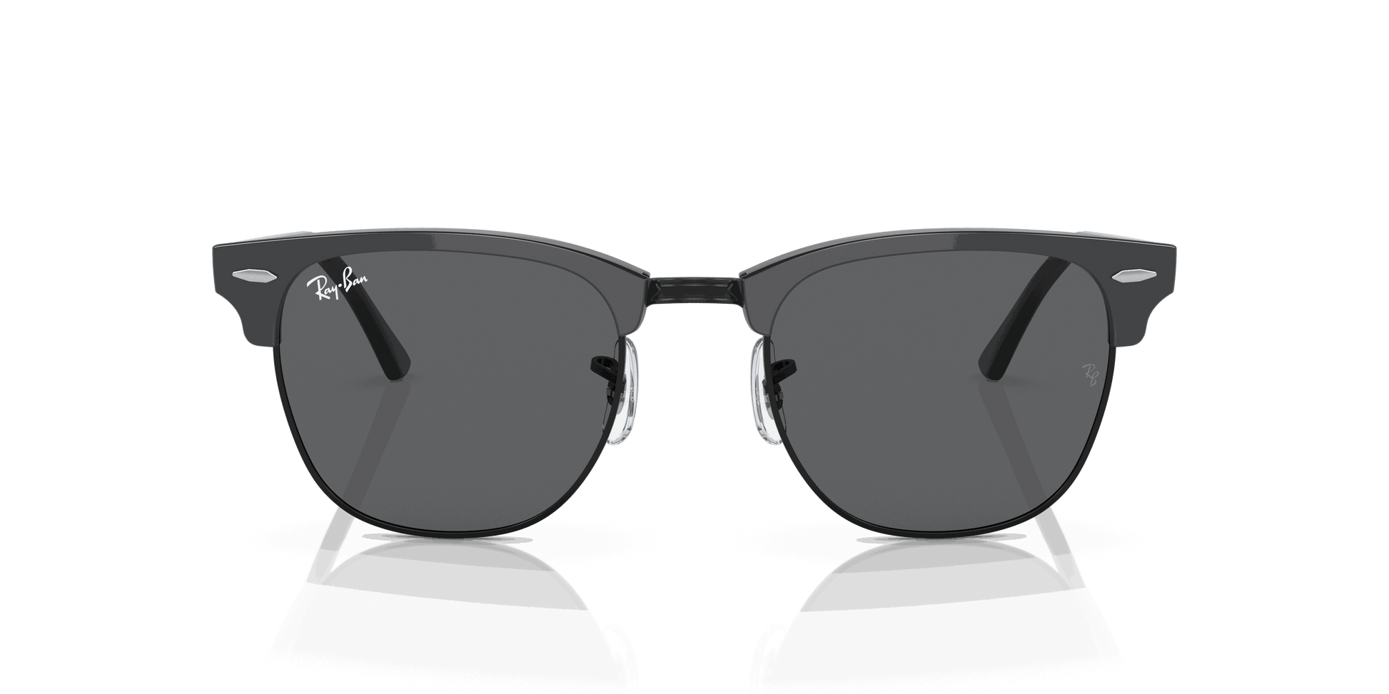 [Dark Grey Lenses, Polished Grey On Black Frame]