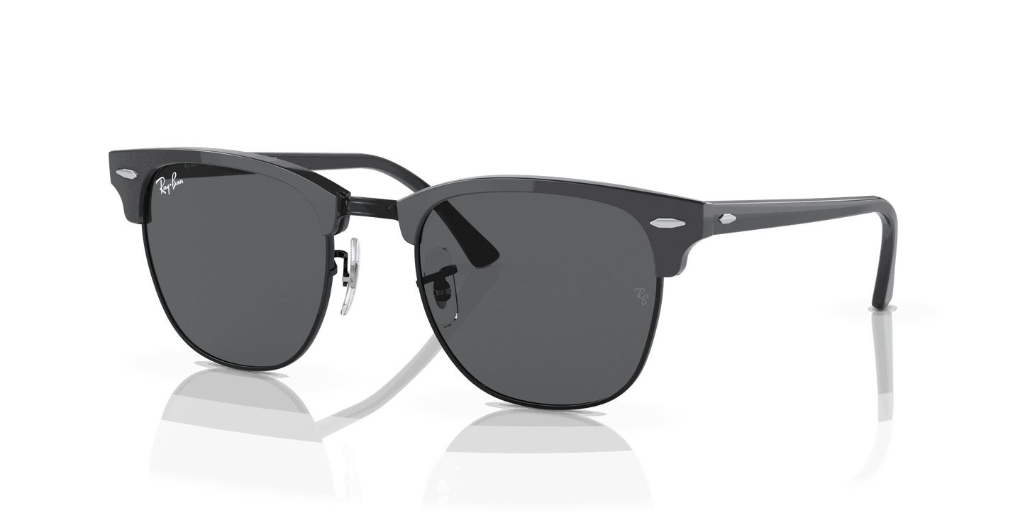 [Dark Grey Lenses, Polished Grey On Black Frame]