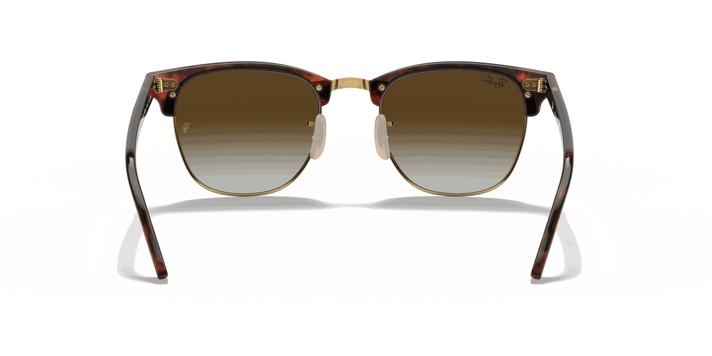 [Green Gradient Flash Lenses, Polished Red Havana Frame]