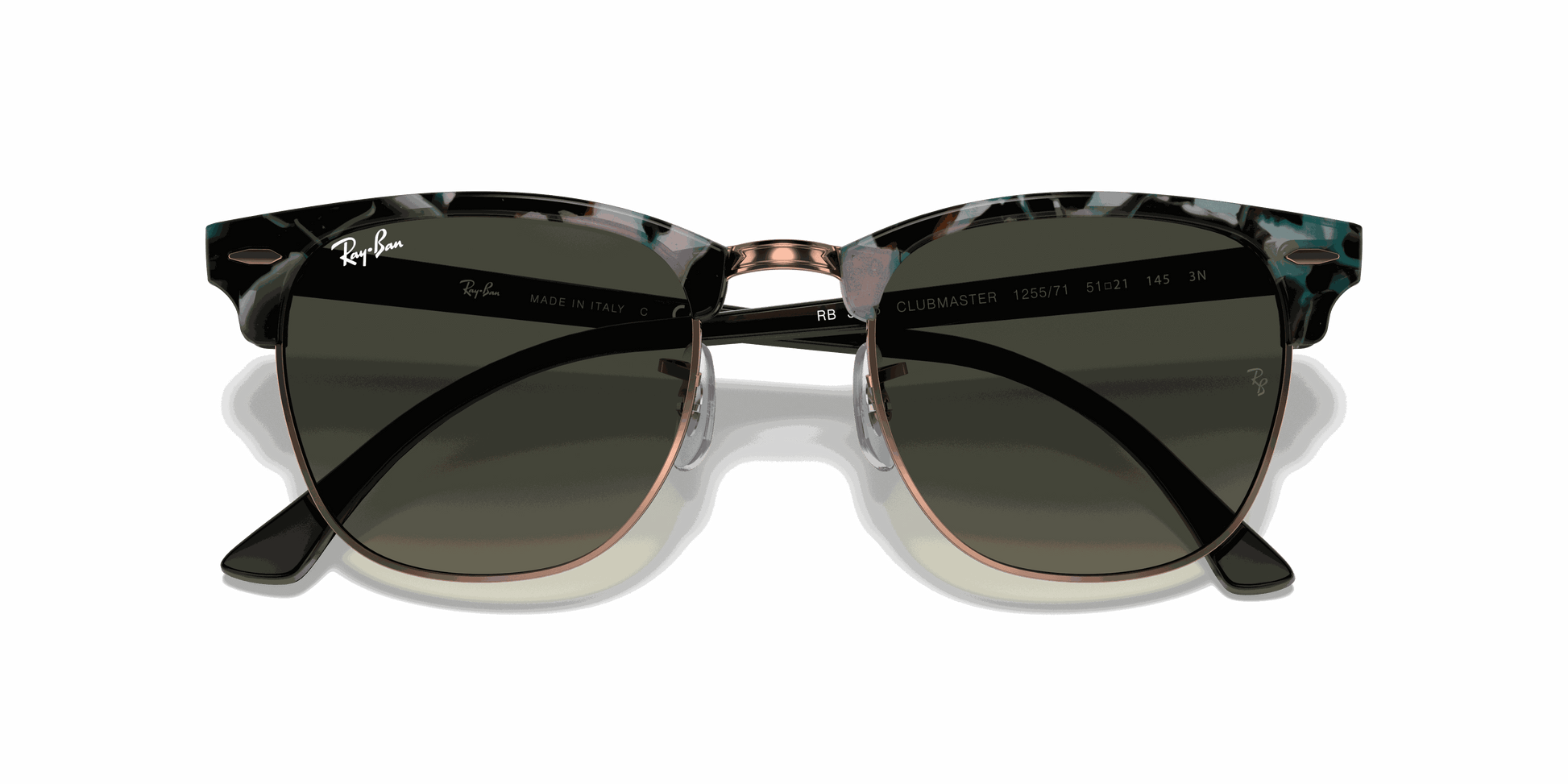[Grey Gradient Lenses, Polished Grey Green Frame]