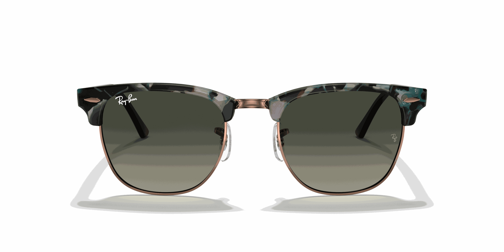 [Grey Gradient Lenses, Polished Grey Green Frame]