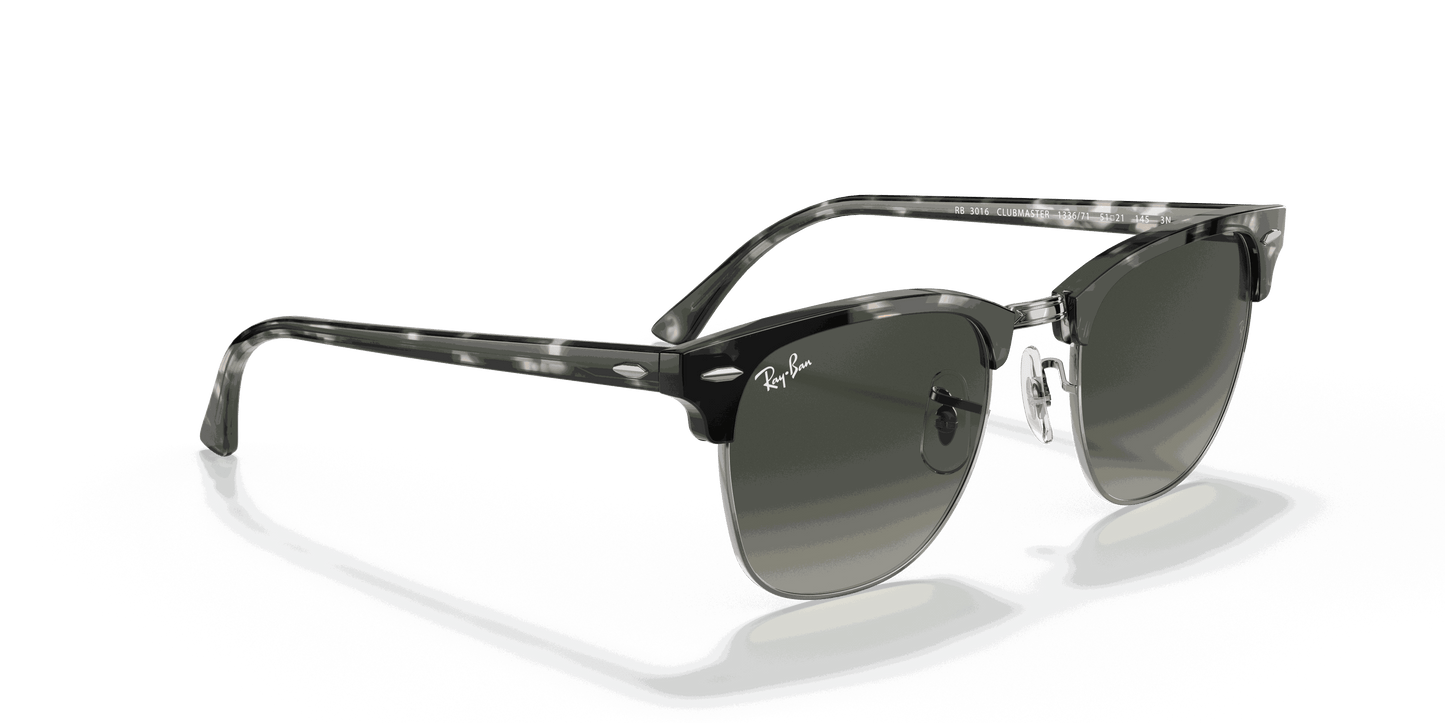 [Grey Gradient Lenses, Polished Grey Havana Frame]