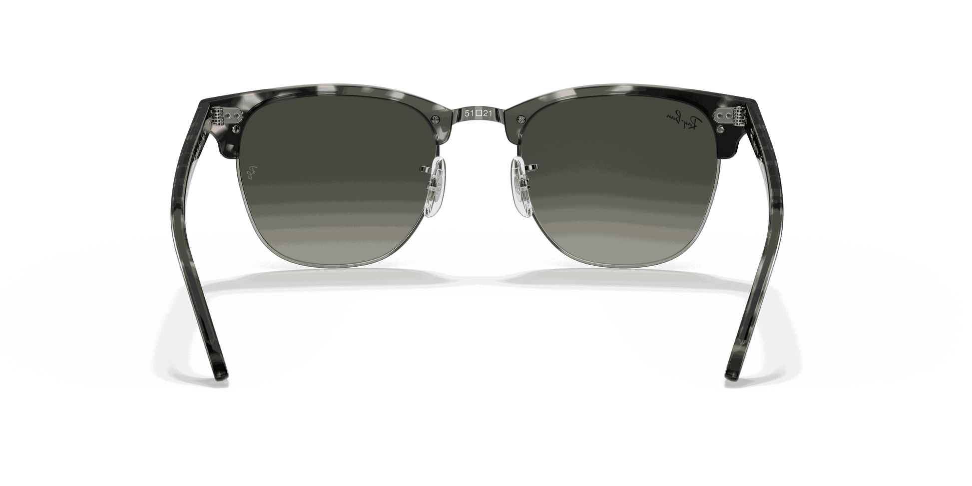 [Grey Gradient Lenses, Polished Grey Havana Frame]