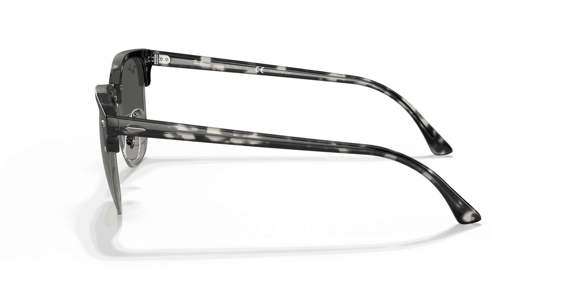 [Grey Gradient Lenses, Polished Grey Havana Frame]