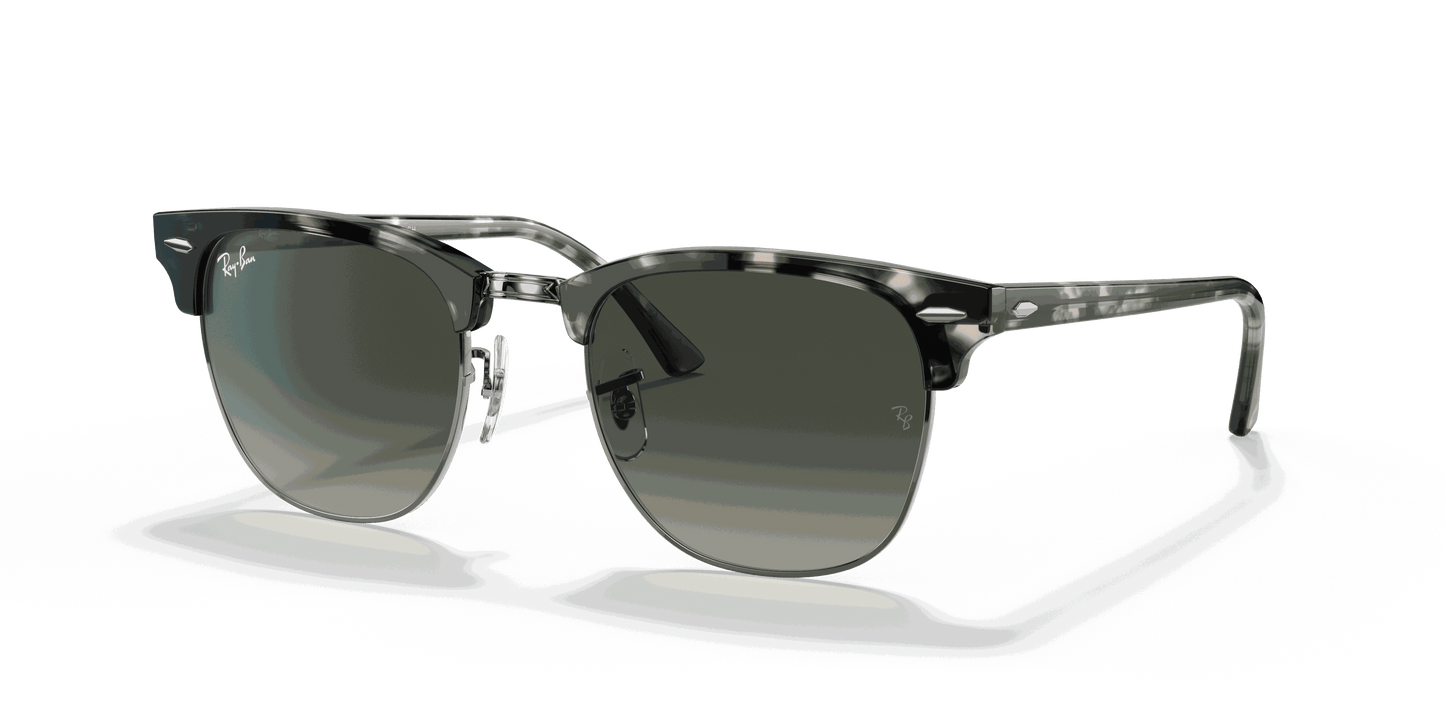 [Grey Gradient Lenses, Polished Grey Havana Frame]