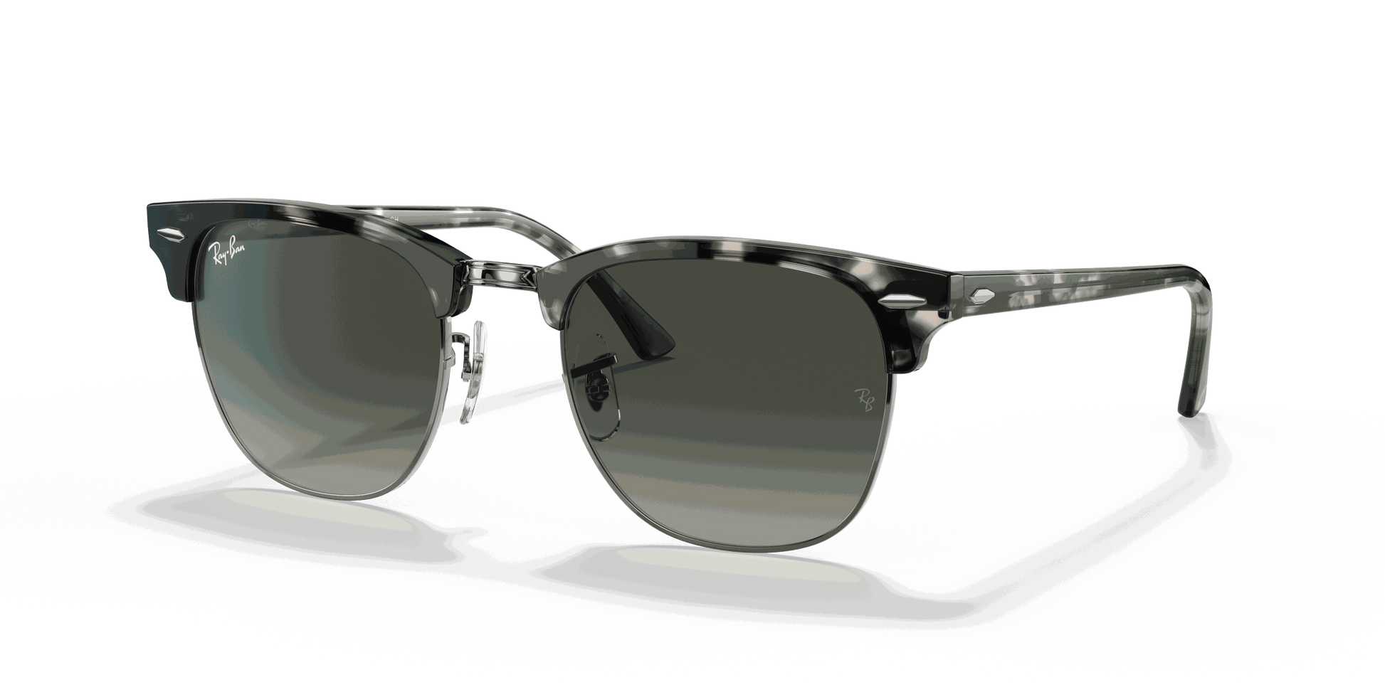 [Grey Gradient Lenses, Polished Grey Havana Frame]