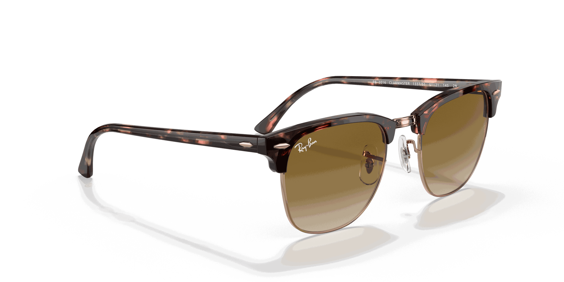 [Light Brown Gradient Lenses, Polished Pink Havana Frame]