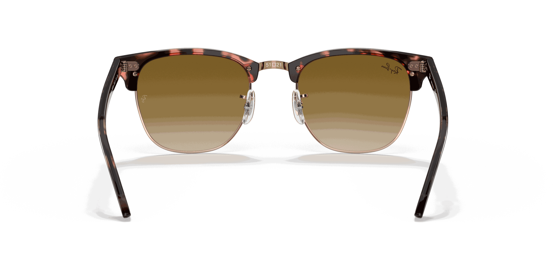 [Light Brown Gradient Lenses, Polished Pink Havana Frame]