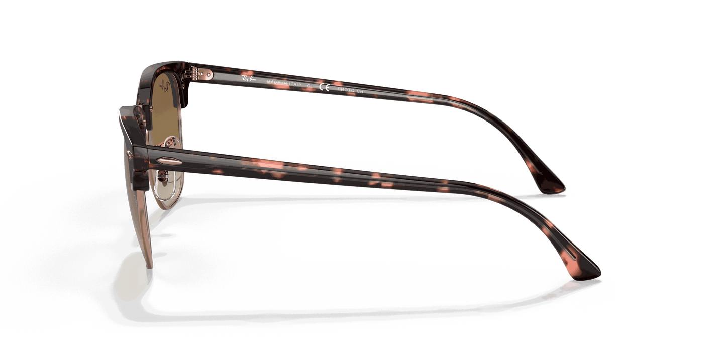 [Light Brown Gradient Lenses, Polished Pink Havana Frame]