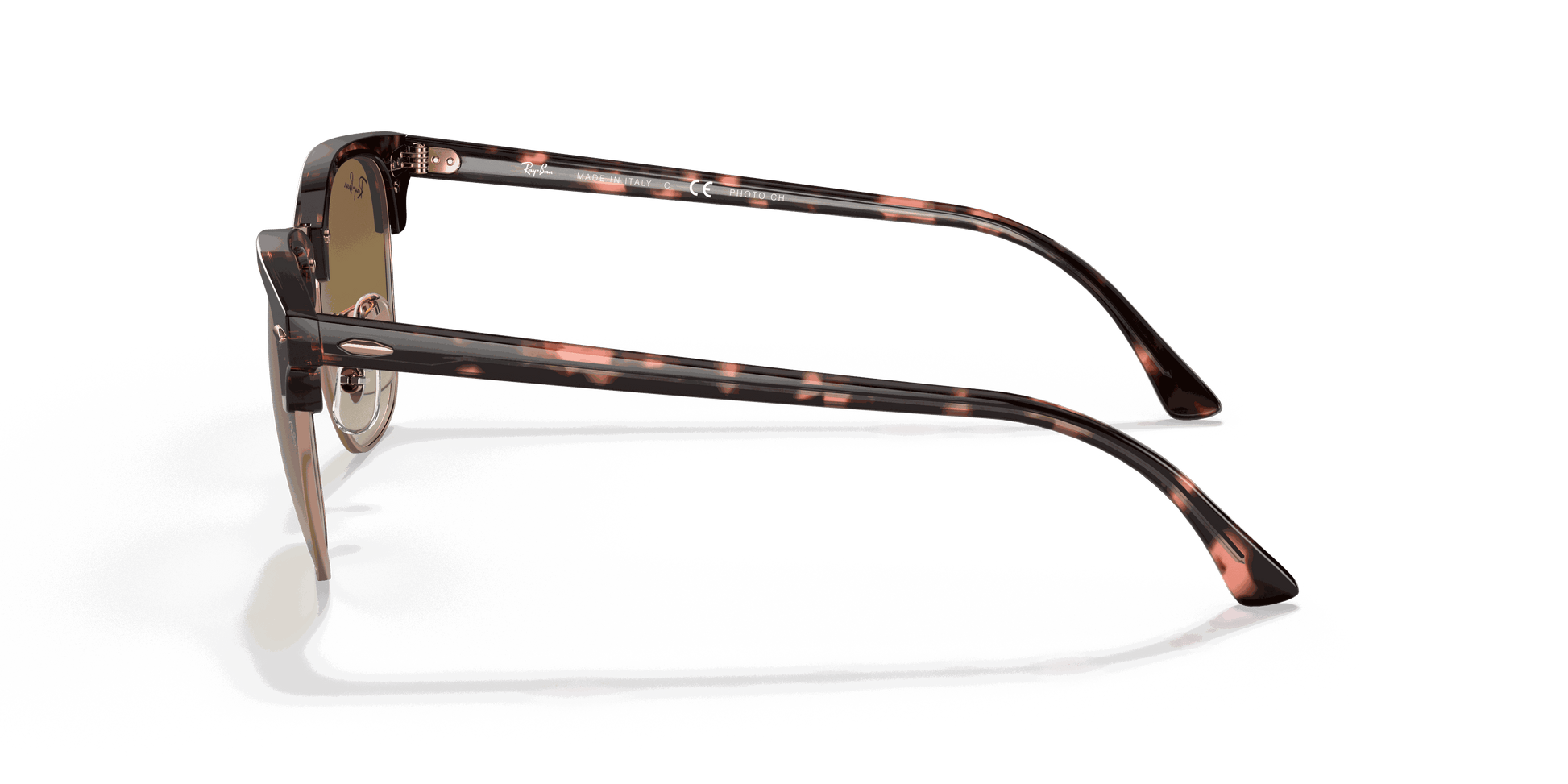 [Light Brown Gradient Lenses, Polished Pink Havana Frame]