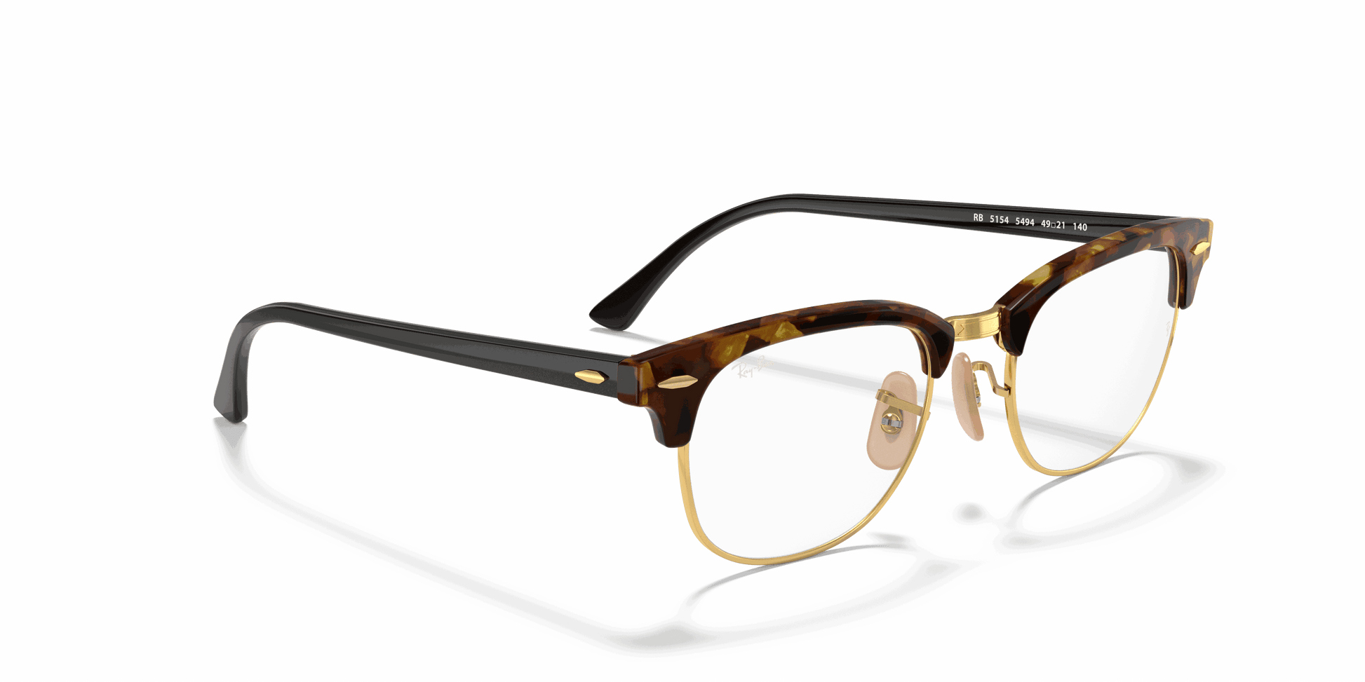 [Clear Lenses, Polished Brown Havana Frame]