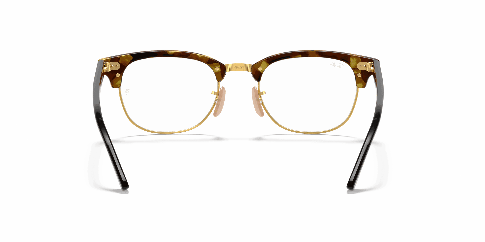 [Clear Lenses, Polished Brown Havana Frame]
