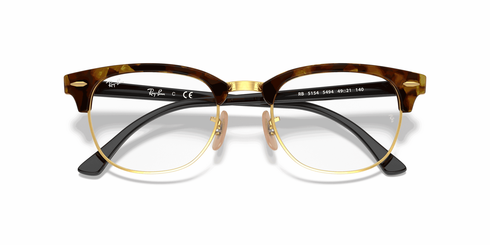 [Clear Lenses, Polished Brown Havana Frame]