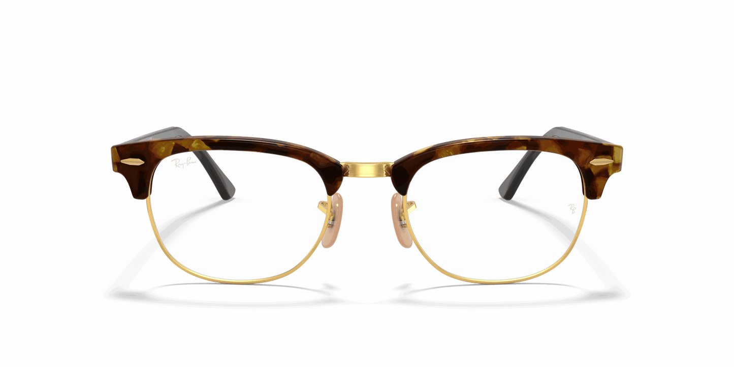 [Clear Lenses, Polished Brown Havana Frame]