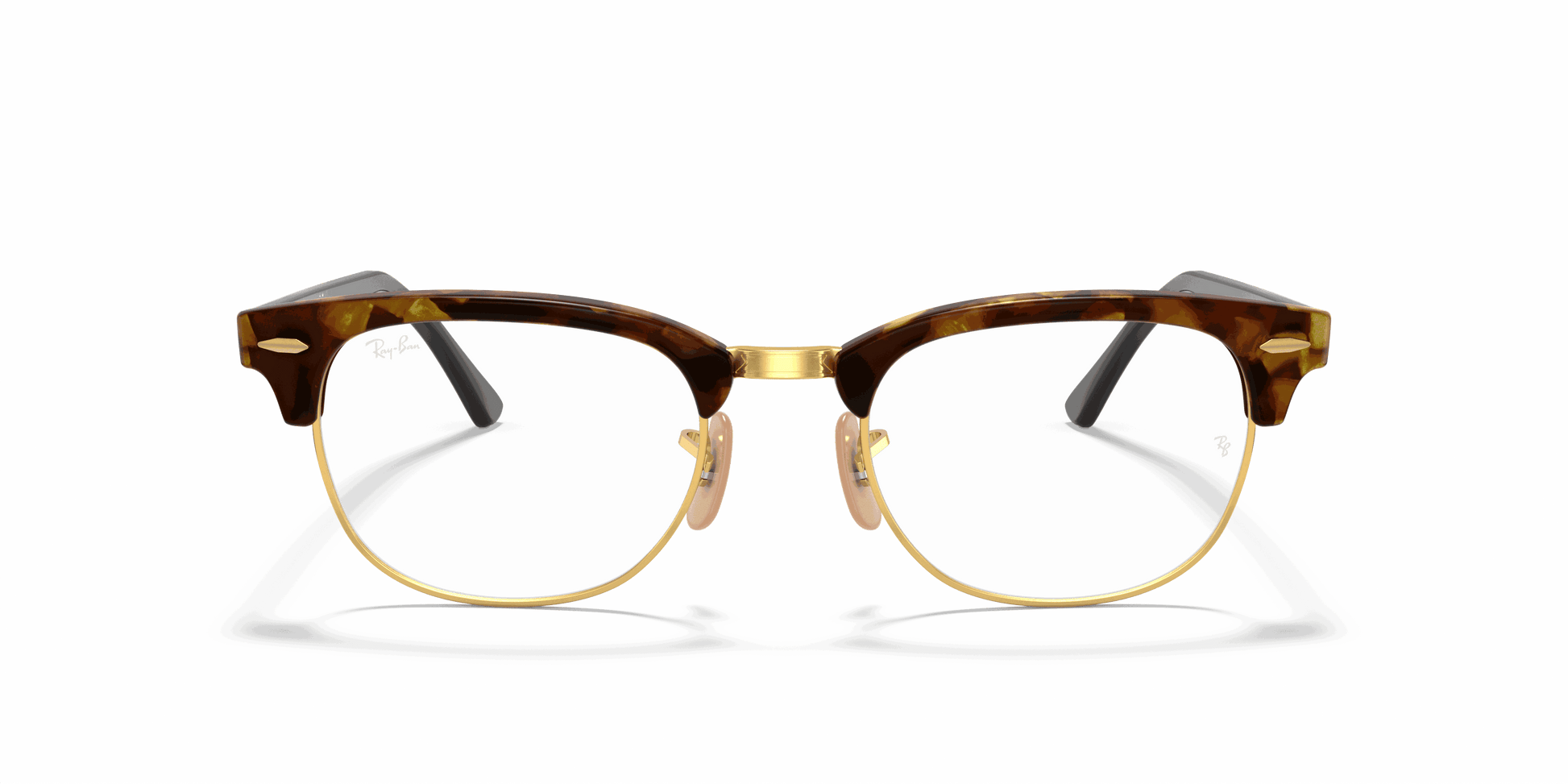 [Clear Lenses, Polished Brown Havana Frame]