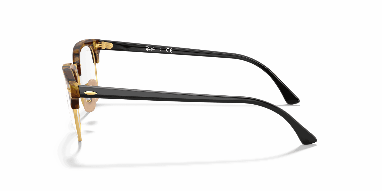 [Clear Lenses, Polished Brown Havana Frame]