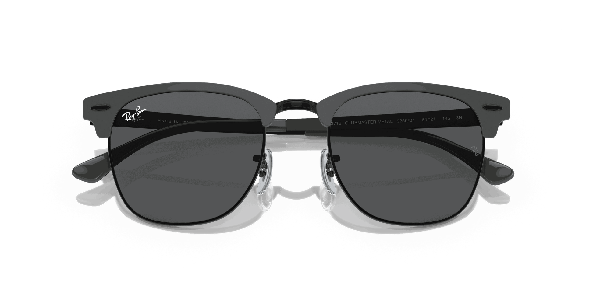[Dark Grey Lenses, Polished Grey On Black Frame]
