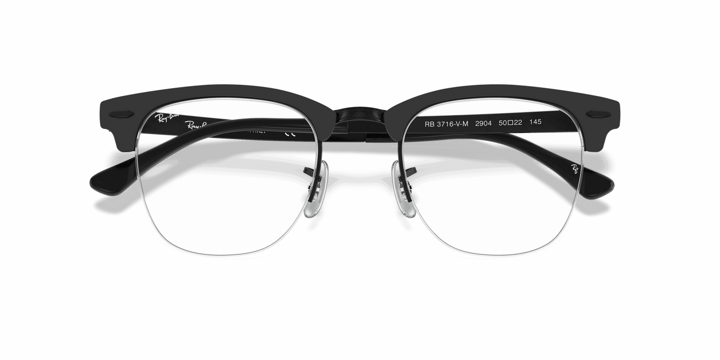[Clear Lenses, Matte Black Frame]