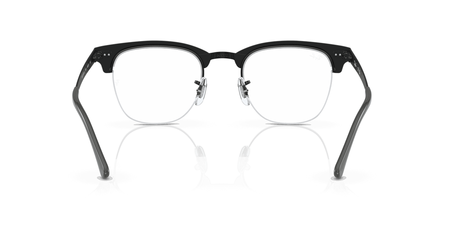[Clear Lenses, Polished Grey On Black Frame]