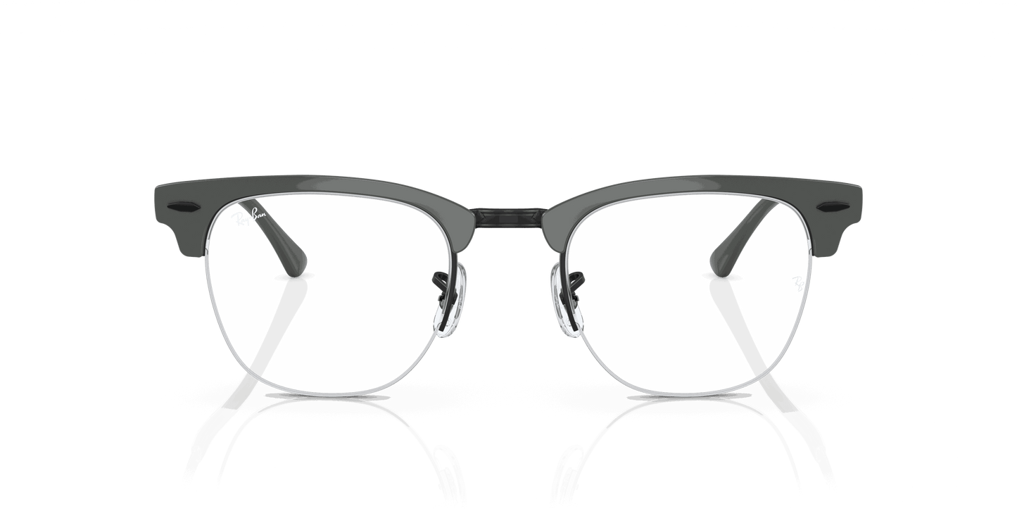 [Clear Lenses, Polished Grey On Black Frame]