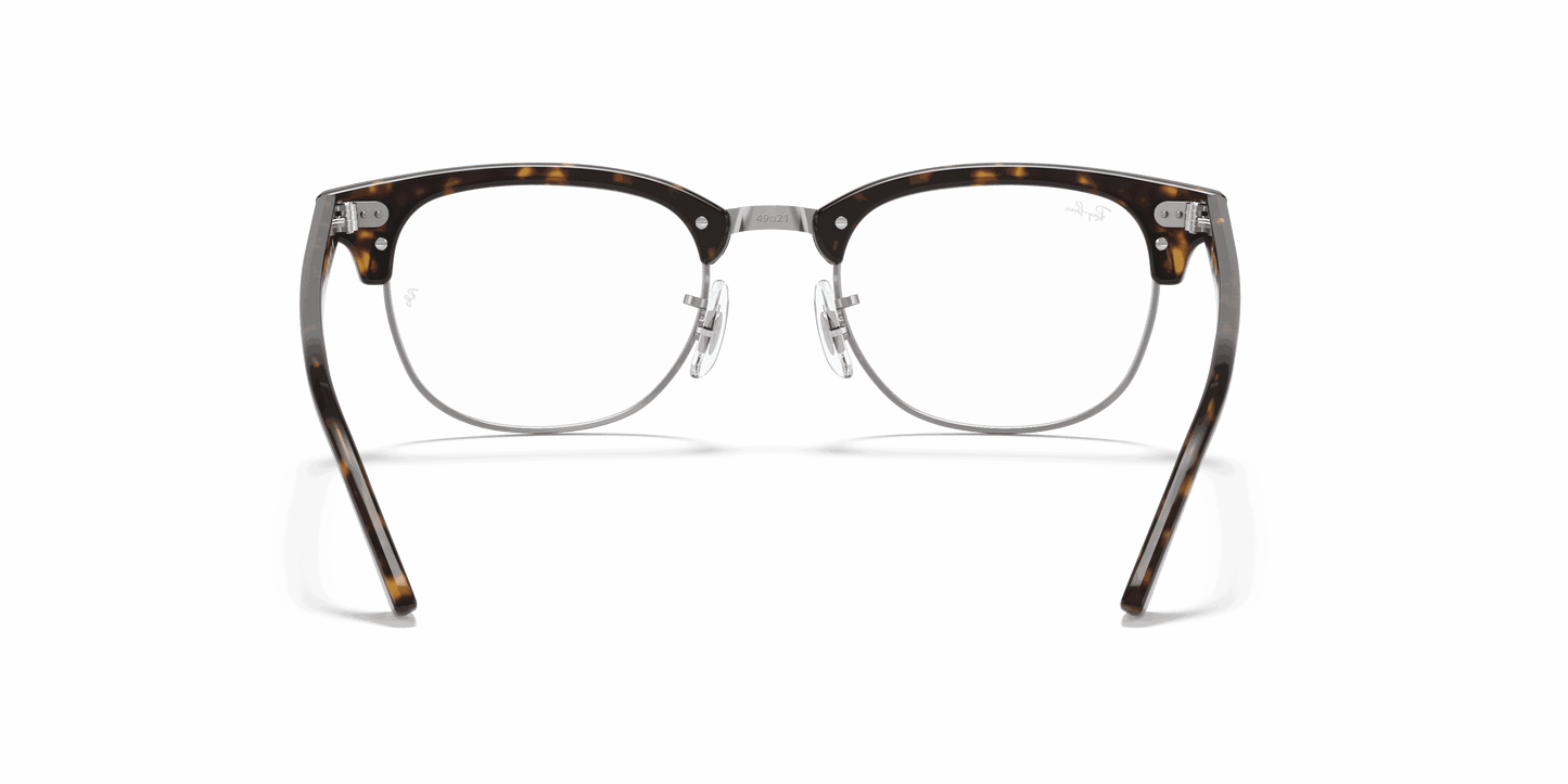 [Clear Lenses, Polished Dark Havana Frame]