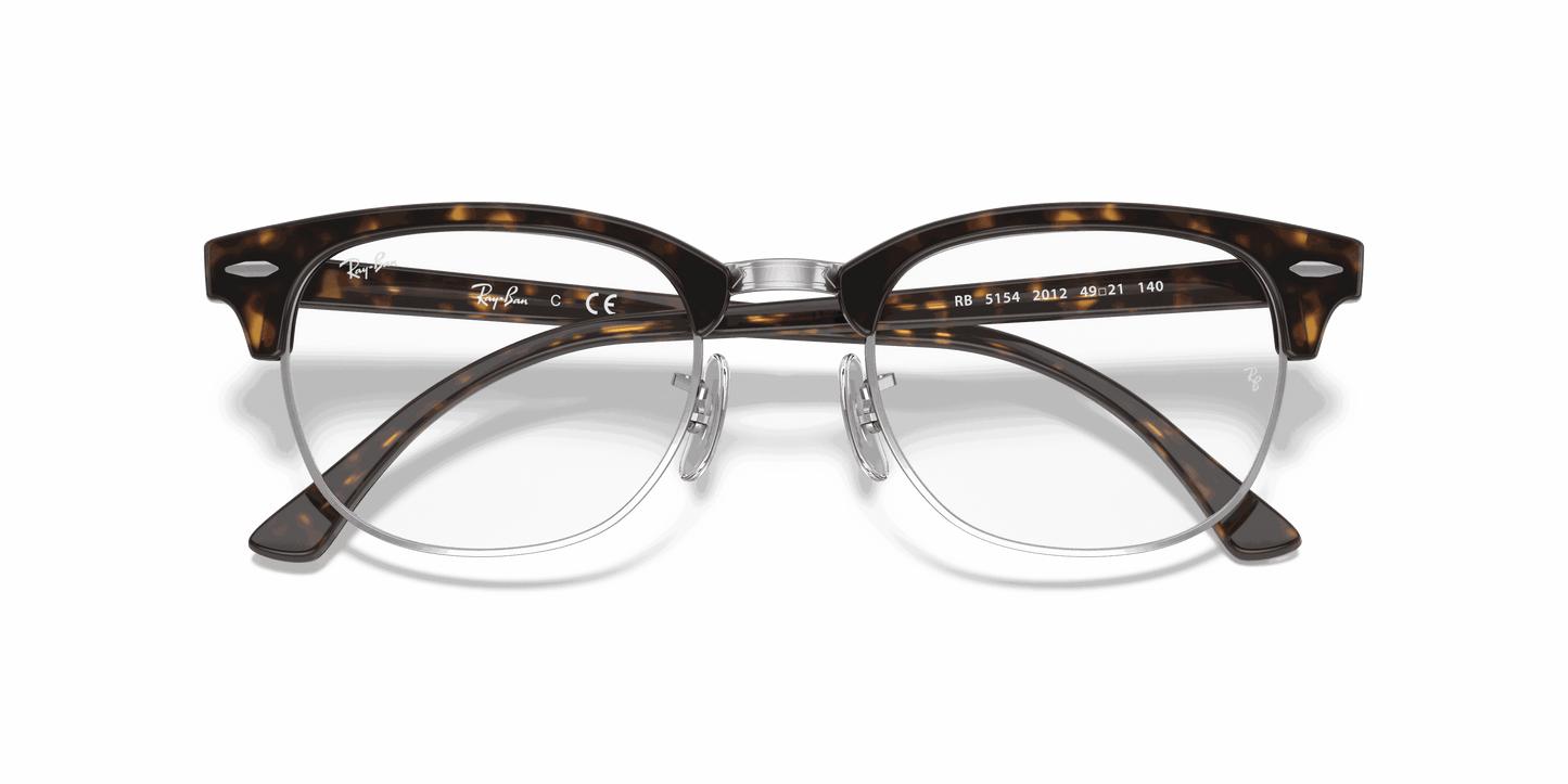[Clear Lenses, Polished Dark Havana Frame]